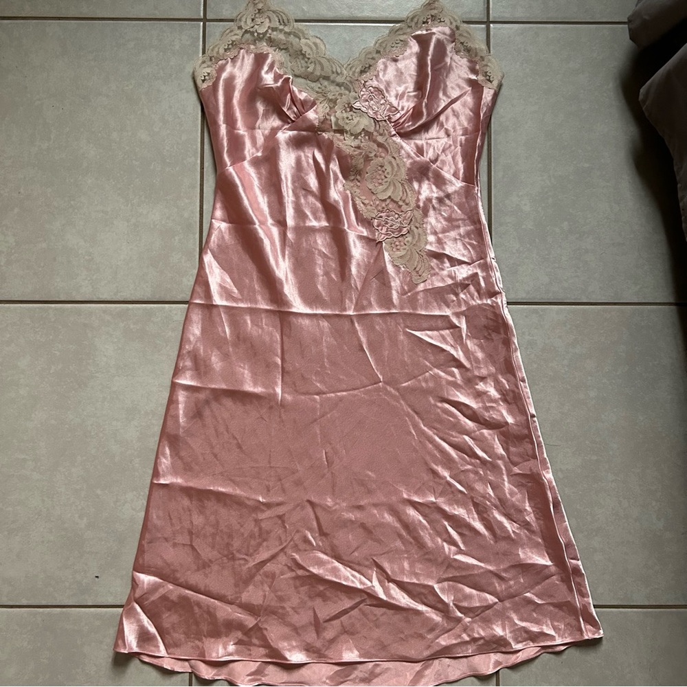 Victoria's Secret Y2K Vintage Lace Slip Dress Fairy Dainty Babydoll Feminine - Picture 4 of 9
